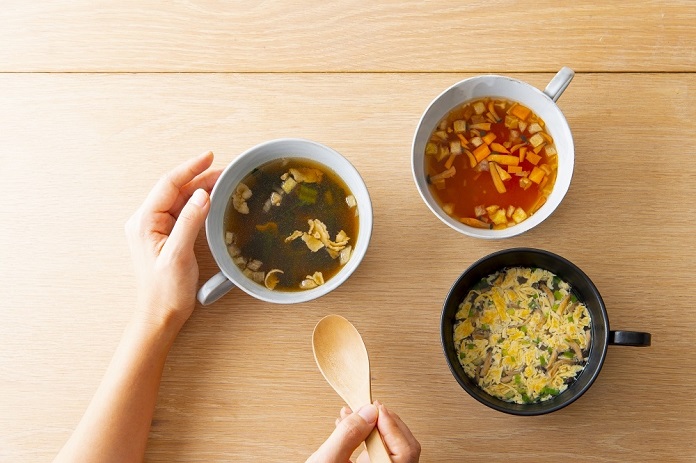 アコメヤのスープ3種類