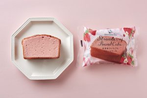 あまおういちごのパウンドケーキ