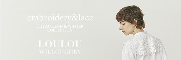 ▼【LOULOU WILLOUGHBY】embroidery & lace