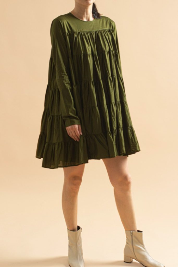 SOLIMAN olive dress