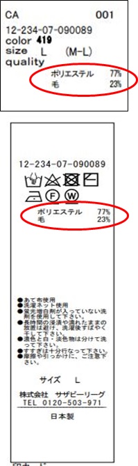 正表示