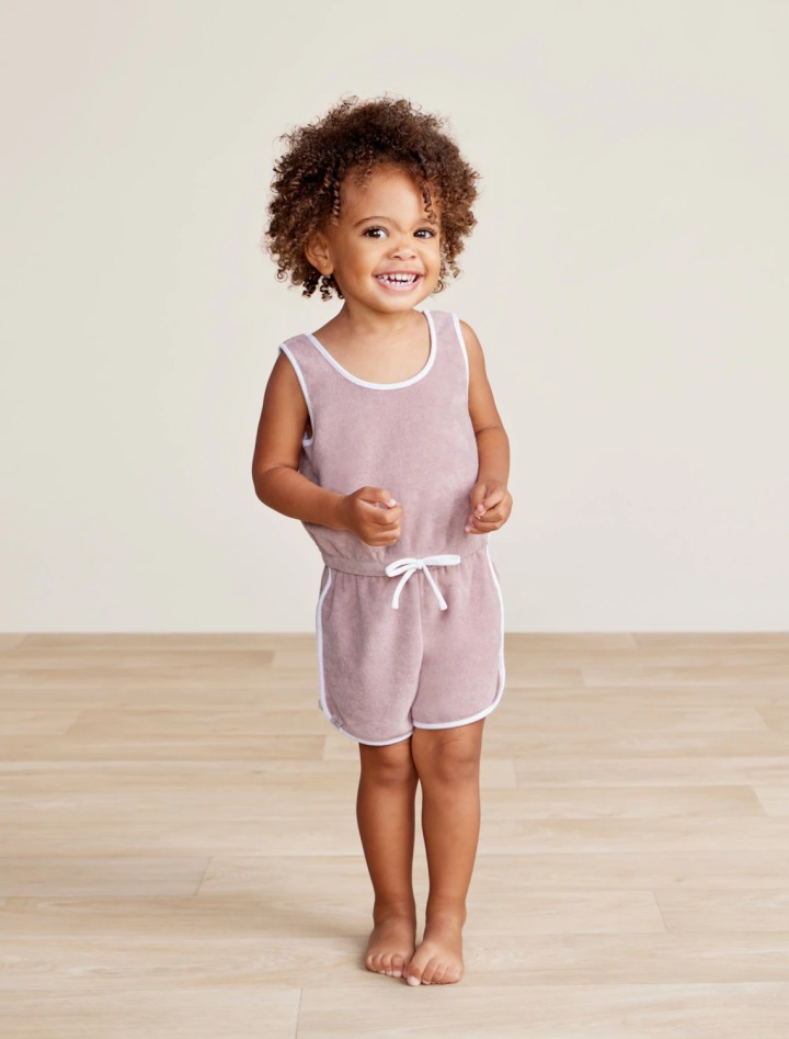 Toddler CozyTerry™ Romper / PINK