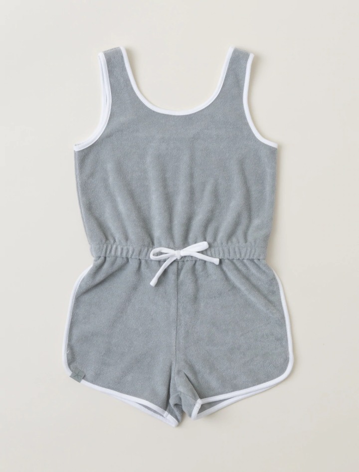 Toddler CozyTerry™ Romper / BLUE