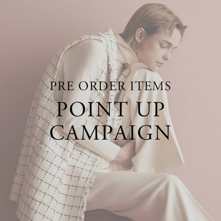 PRE ORDER ITEMS POINT UP CAMPAIGN