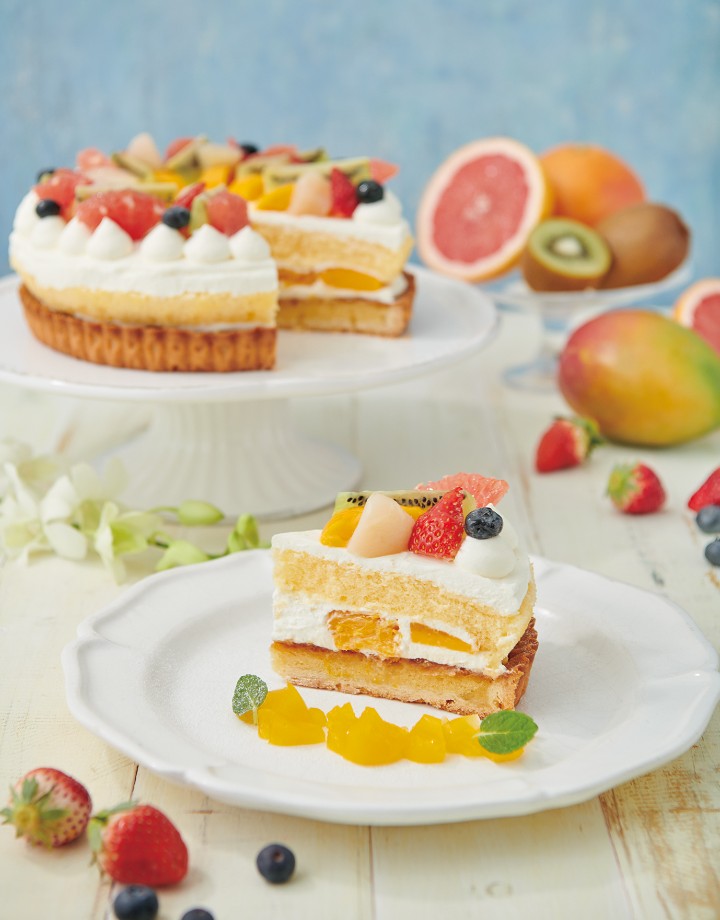 7種フルーツのタルトショートケーキ