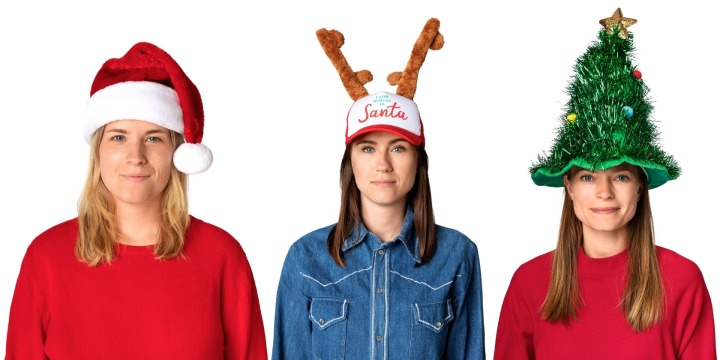 商品イメージ（Xmasハット各種）