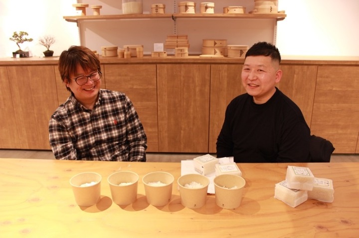 商品部バイヤー庄司さん、AKOMEYA食堂店長渡邊さん