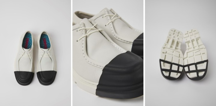 WHITE×BLACK (with non dyed leather)