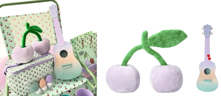 クッション、ウクレレ