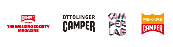 The Walking Society ロゴ/CAMPER×OTTOLINGER ロゴ/CAMPERLAB ロゴ/CAMPER×FISKARS ロゴ