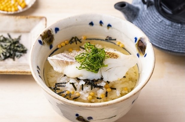 瀬戸内産の天然真鯛を使った出汁茶漬け