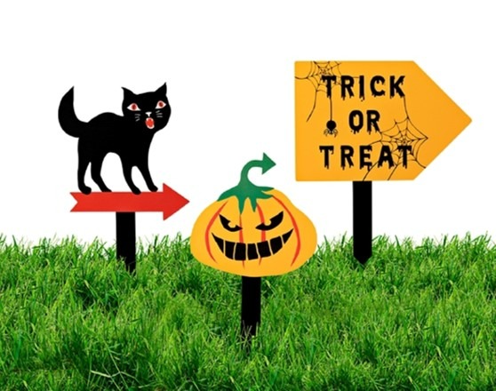 ハロウィンの標識セット