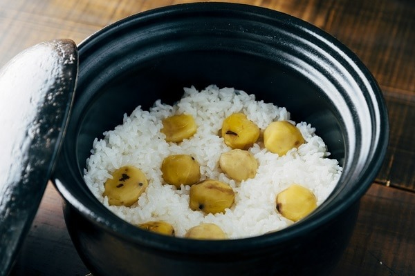今年収穫した茨城県産の和栗を味わう 1