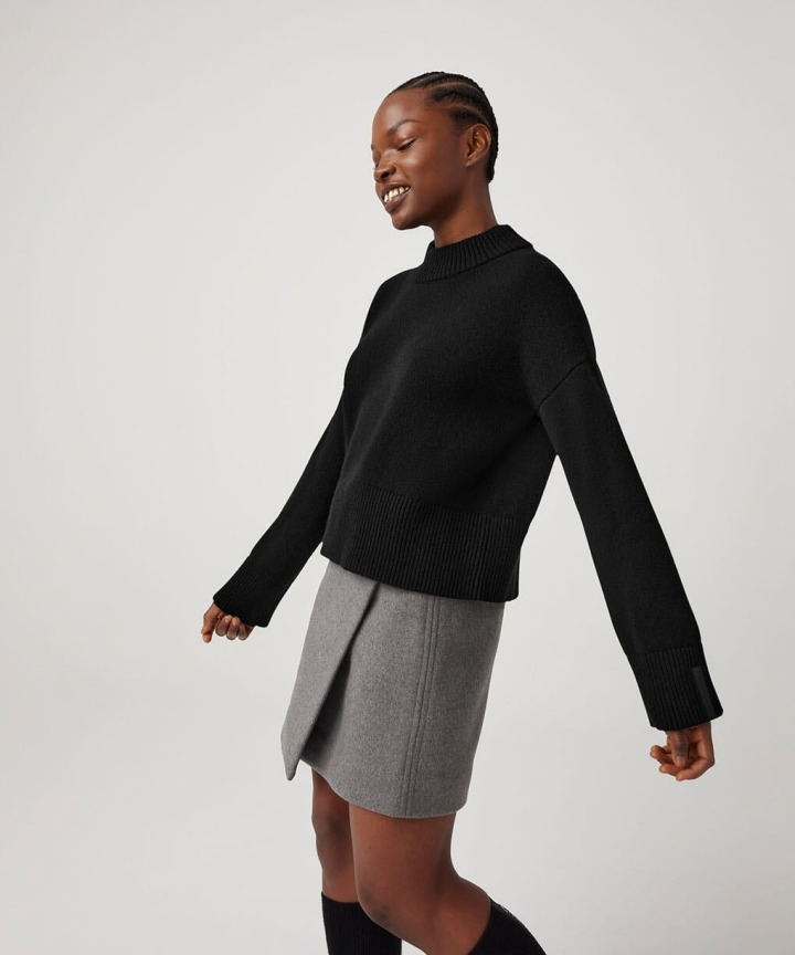 Copal Cashmere Mockneck