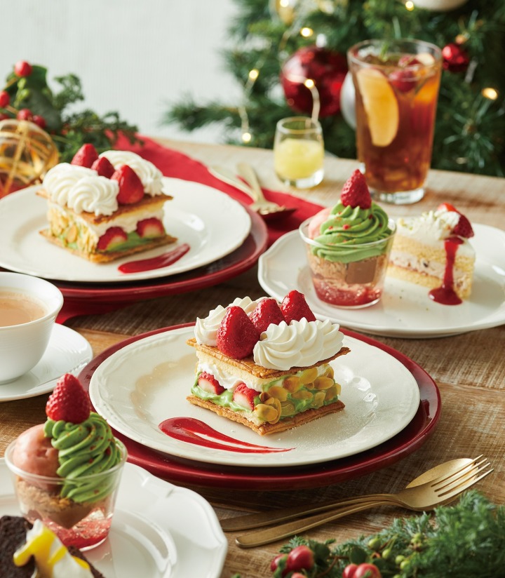 クリスマスの贅沢ティーコース