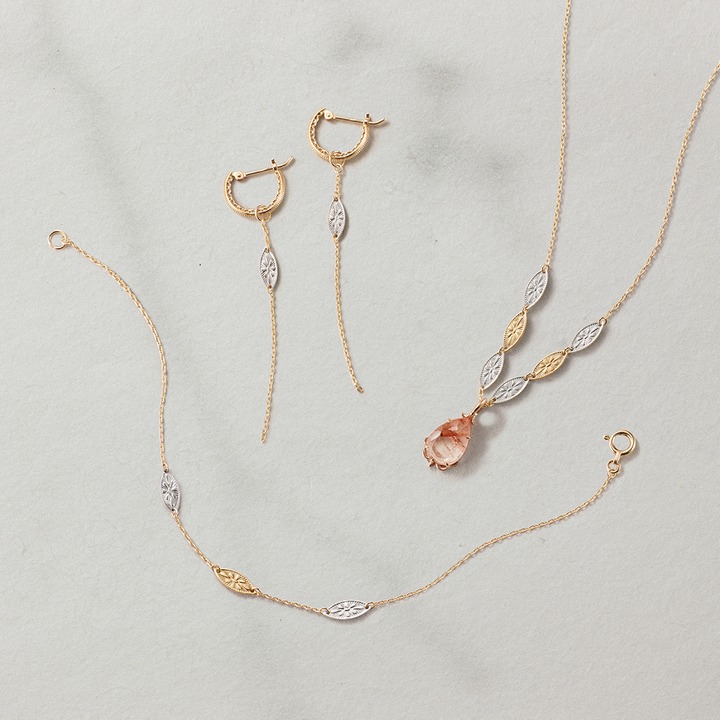 bracelet / pierced earrings / charm / necklace