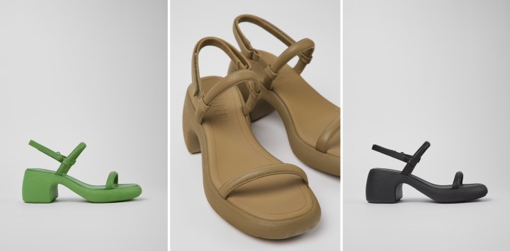 THELMA SANDAL（GRN、BGE、BLK）