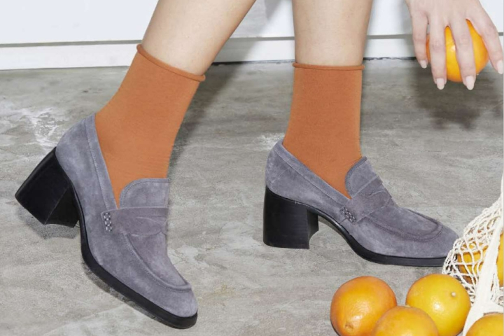 SLID COLORS VELVET COTTON SOCKS