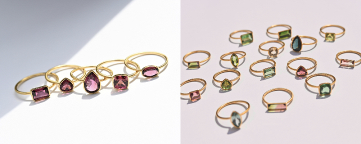 One-of-a-Kind Color Stone Ring