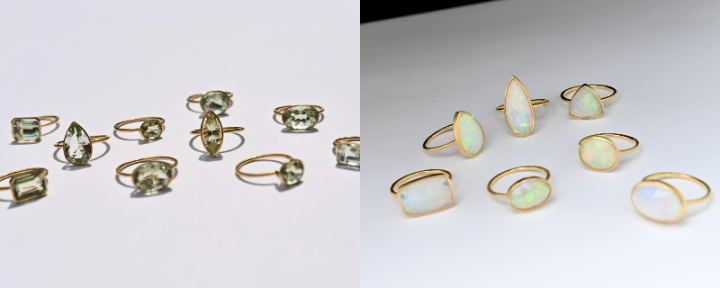 One-of-a-Kind Color Stone Ring