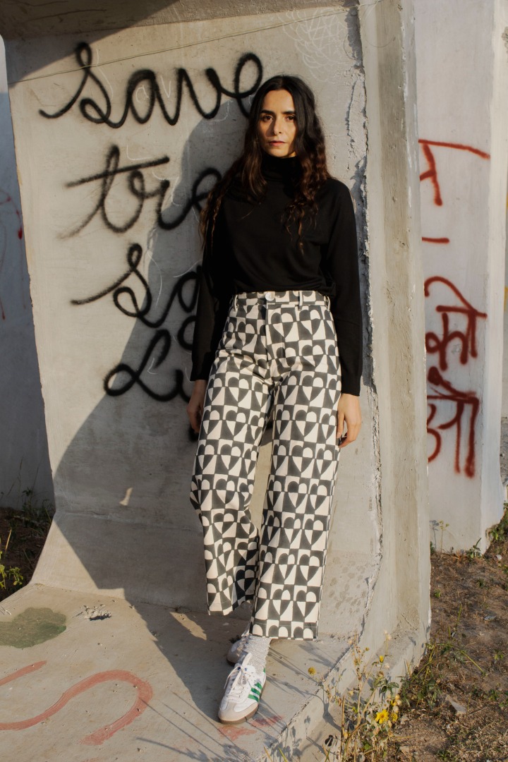 HEART Denim Disco Pants