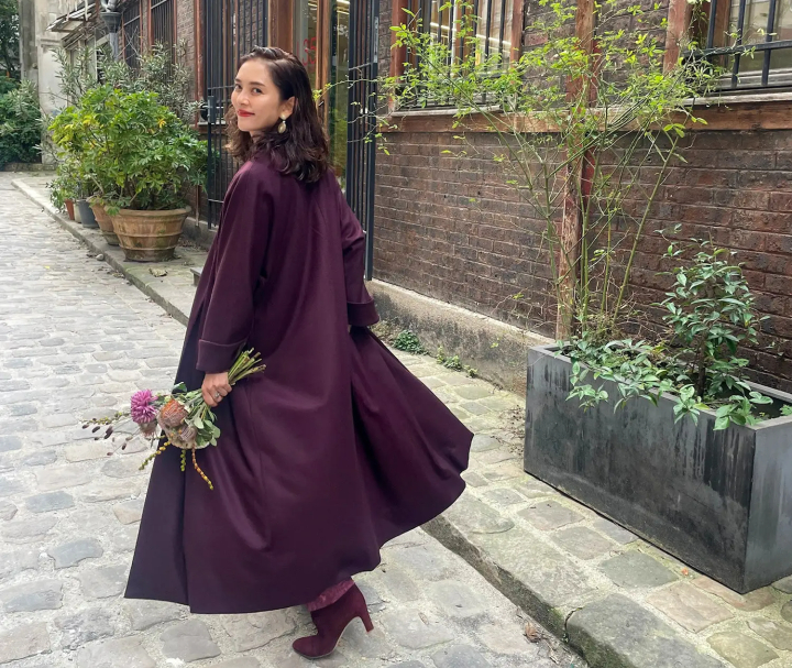 Wool Gown Coat
