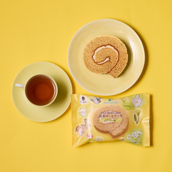 紅茶ロールケーキ レモンティー味