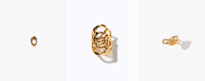 Single pierced earrings 7,700yen (with tax) / Ear Cuff 15,400yen (with tax) / Tragus Ear Cuff 9,900yen (with tax)