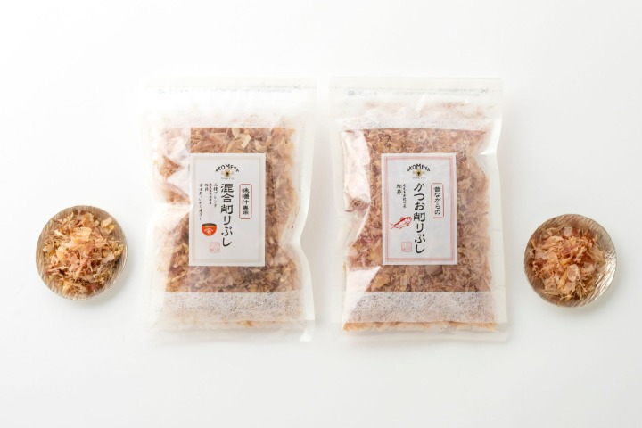 味噌汁専⽤ 混合削りぶし、昔ながらのかつお削りぶし