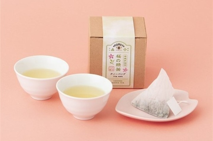 桜の緑茶