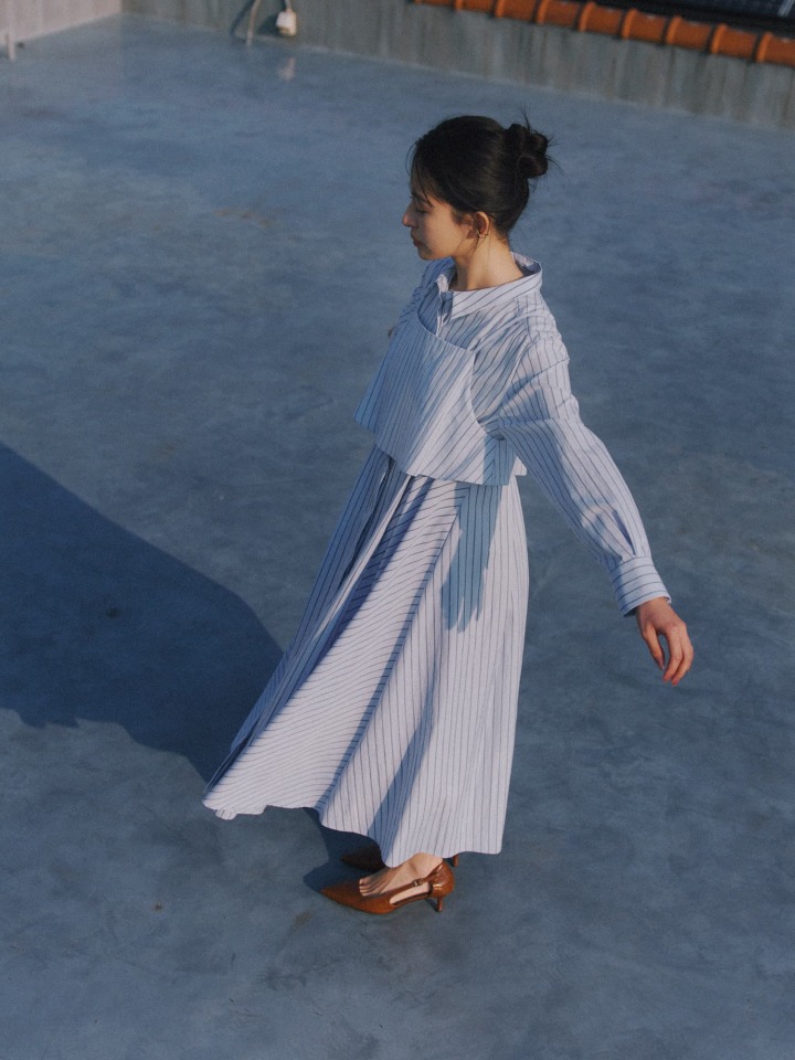 Cami Layered Shirt Dress : ¥15,500