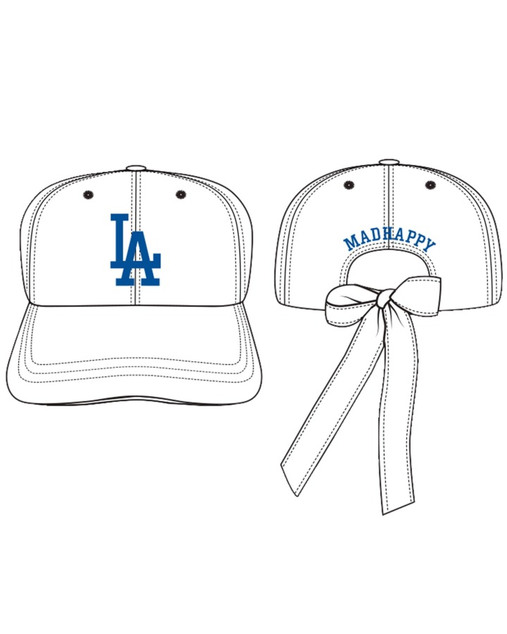 Dodgers 47 Bowtie Clean Up / Color: White