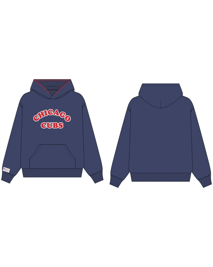 Cubs Hoodie / Color: Pageant