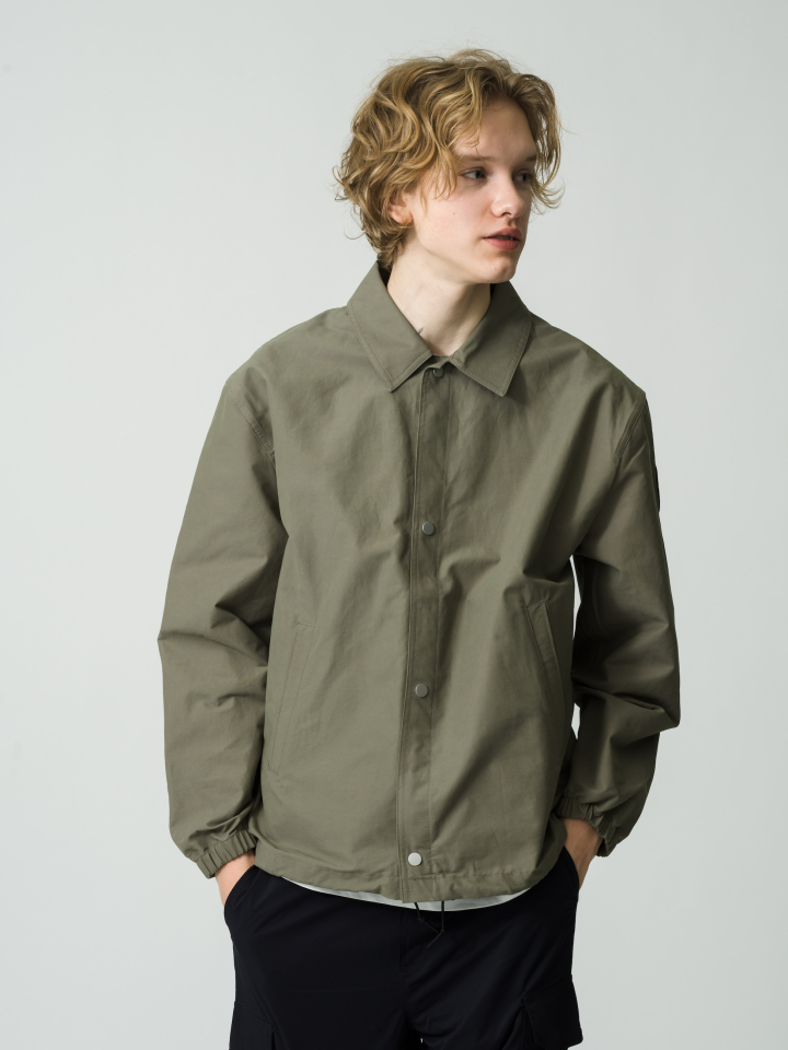 メンズ着用：Hinton Wind Shirt Jacket Black Label