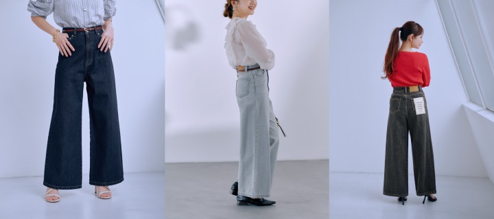 KUROKI DENIM フレアワイド 