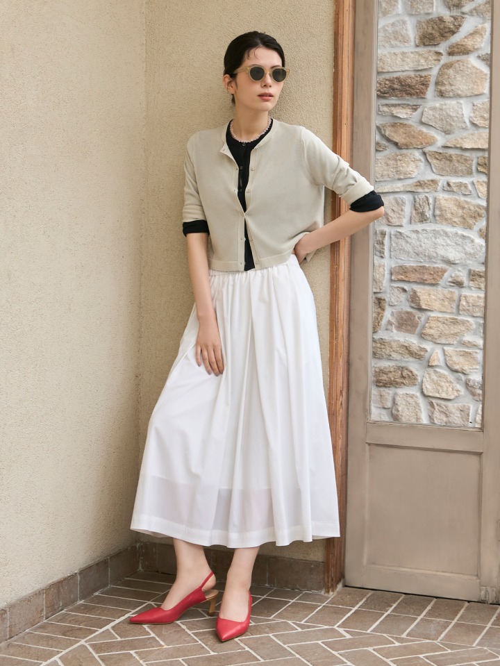 Styling08　シアー＆コンパクトのスタイリッシュカーディガン