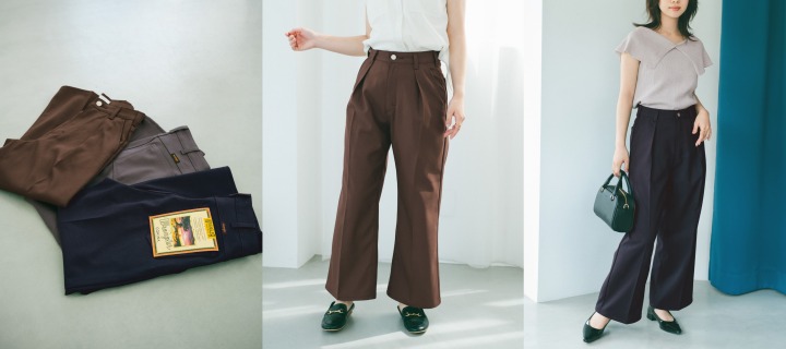 【Wranglerコラボ】ランチャーセミフレアパンツ