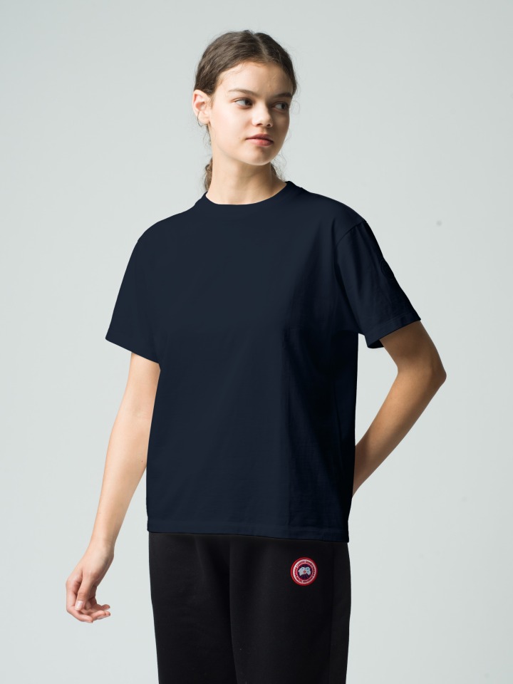 Willow Crewneck T-Shirt Atlantic Navy