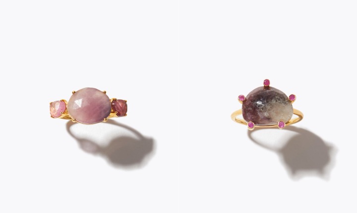 girls day ruby in zoisite pink tourmaline ring 25,300yen / [eden] girls day ruby in zoisite ruby ring 25,300yen