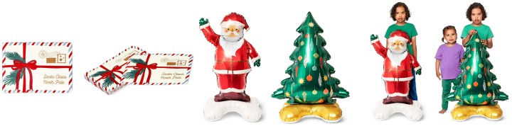 ペーパーナプキン / アルミバルーン自立式(サンタ/ツリー)