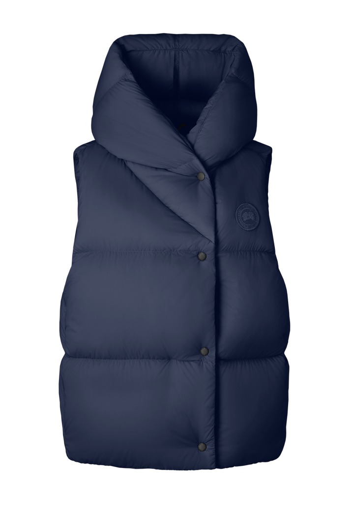 Rhoda Hooded Vest Atlantic Navy