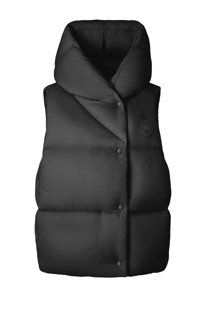 Rhoda Hooded Vest Black