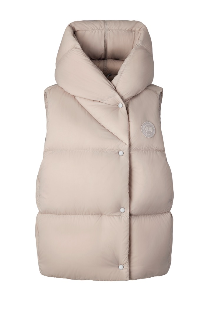 Rhoda Hooded Vest Limestone