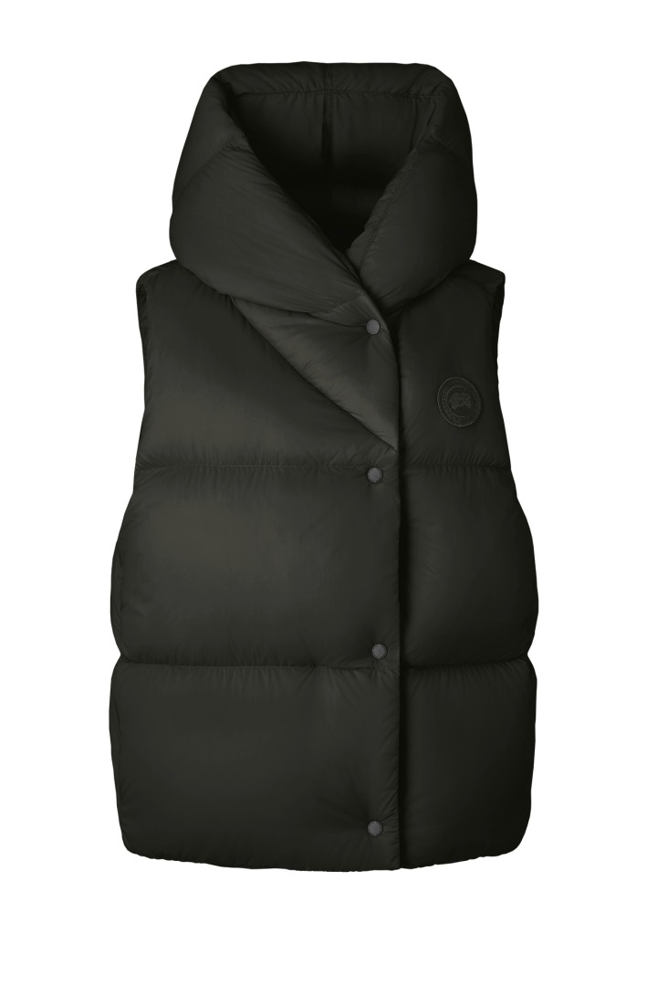 Rhoda Hooded Vest Volcano