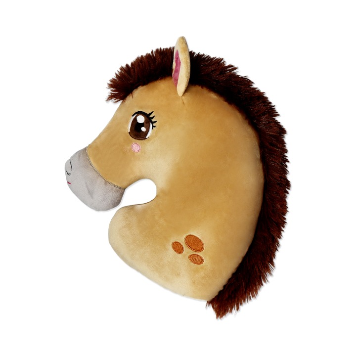 ふわっふわの馬の横顔がなんともキュート！クッション 1,760円