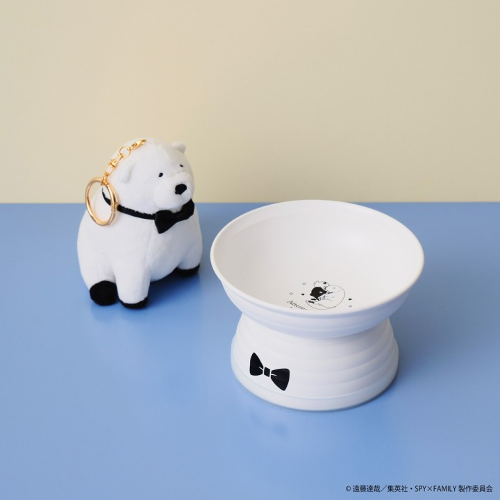 マスコットキーホルダー(ボンド)、ペット用フードボウル