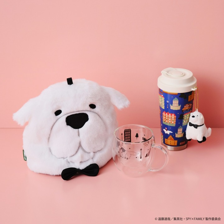 ティーコージー、ダブルウォールマグカップ、マスコット付きボトル