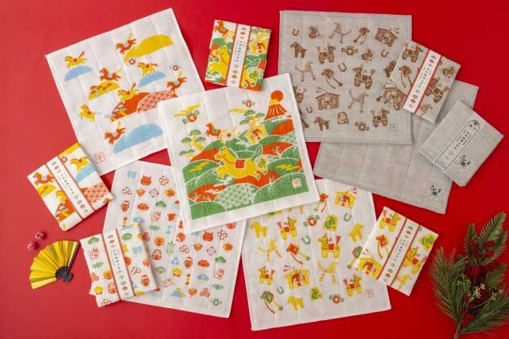 かや生地ふきん お正月限定デザイン　