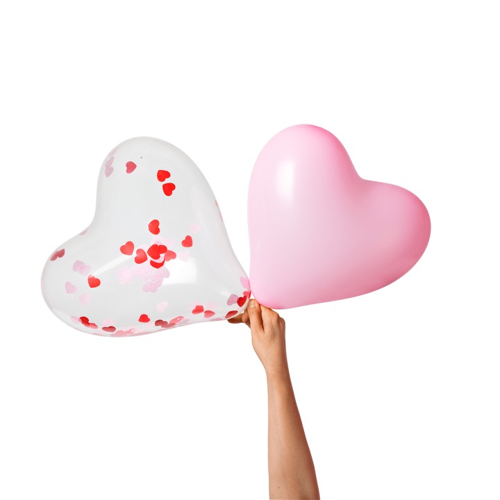 ハート型バルーン