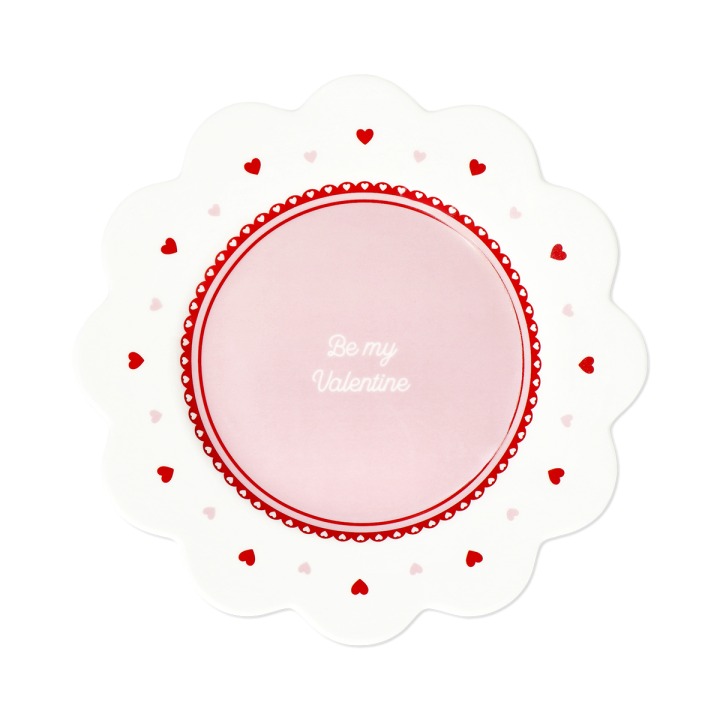 ハート柄のプレート